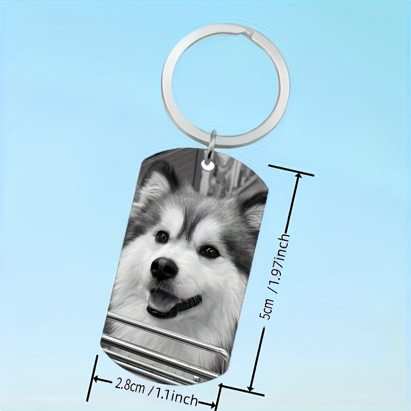 Custom Photo Keychain Personal - Initial Ring Custom 评论和价格