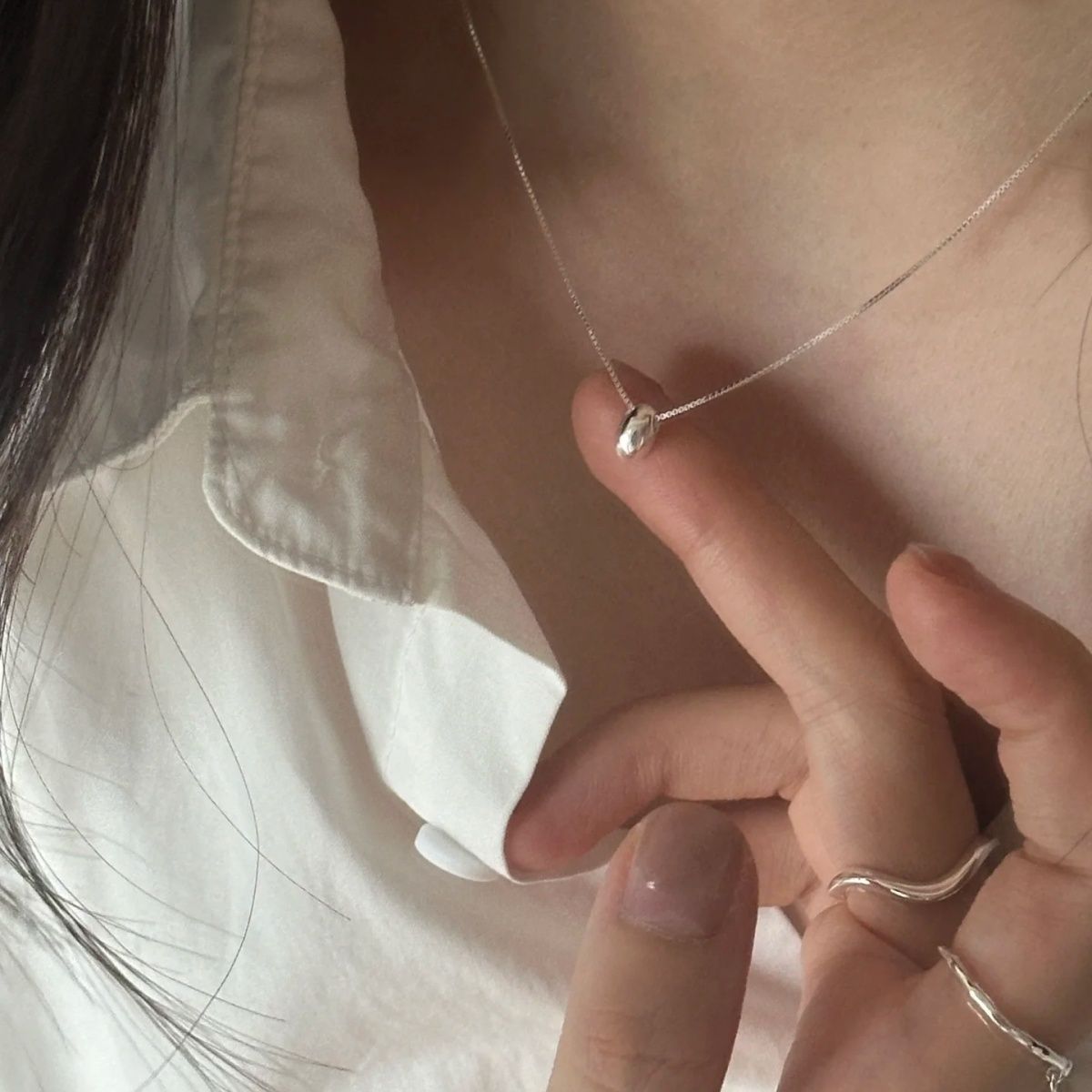 New 925 Sterling Silver Bead N - Birth Flower Necklace 评论和价格
