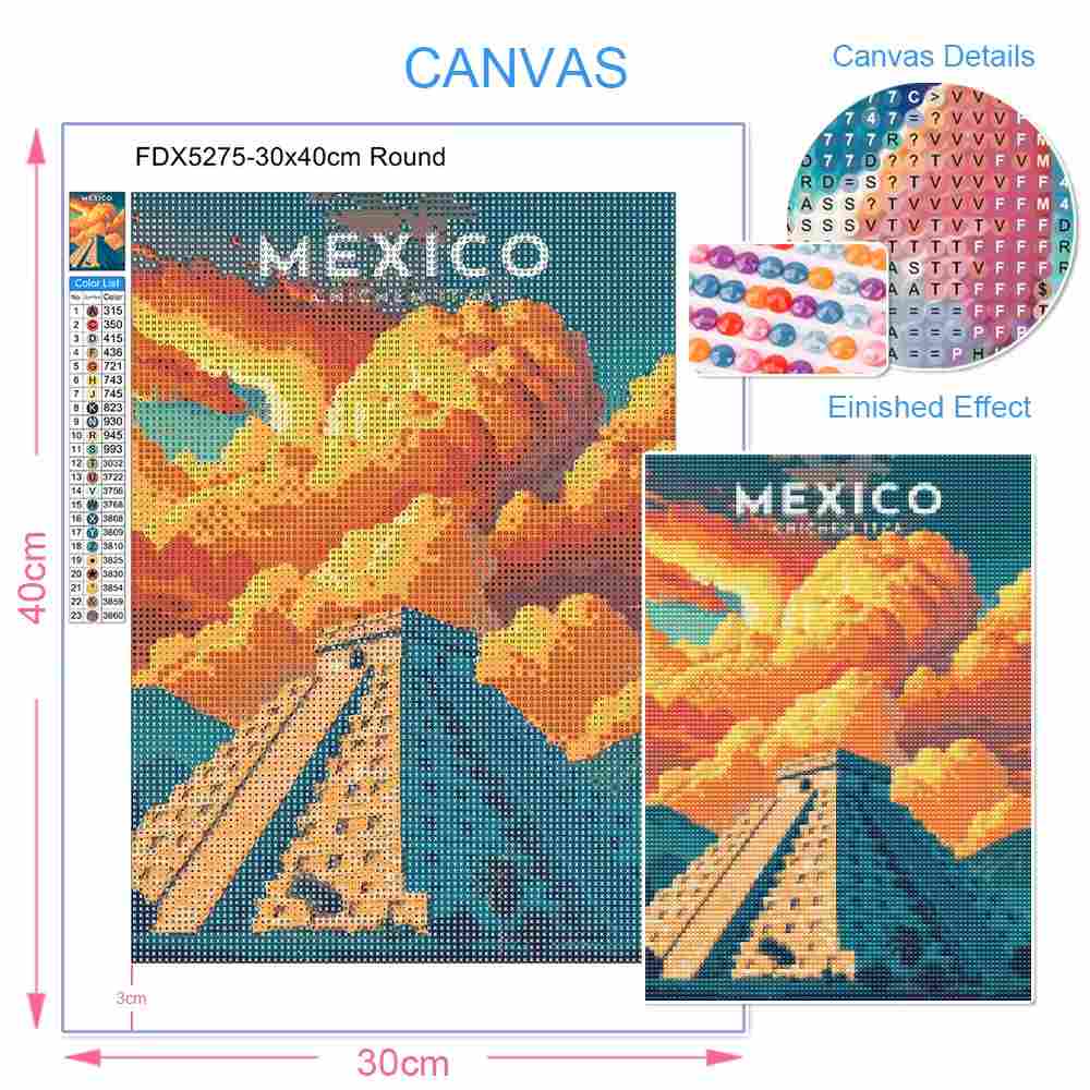 Diamond Painting Colorful Flow - Photo Mosaic Print 评论和价格