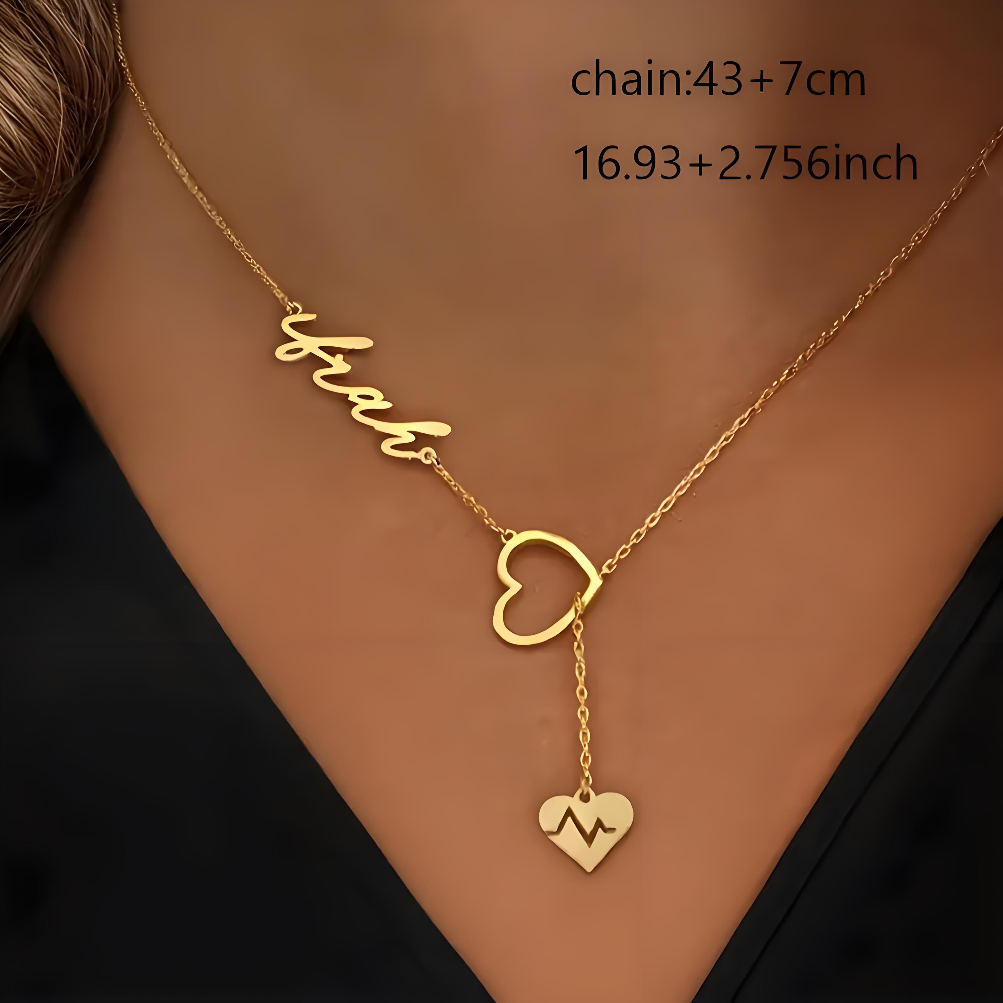 Personalized Couple Heartbeat  - Birth Flower Necklace 评论和价格