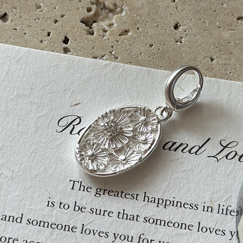 S925 Sterling Silver Necklaces - Birth Flower Necklace 评论和价格